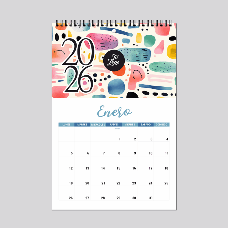 Calendario de pared colgante A3