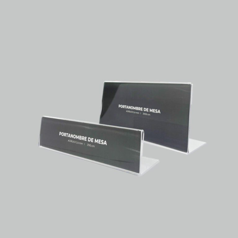 Portanombre para mesa