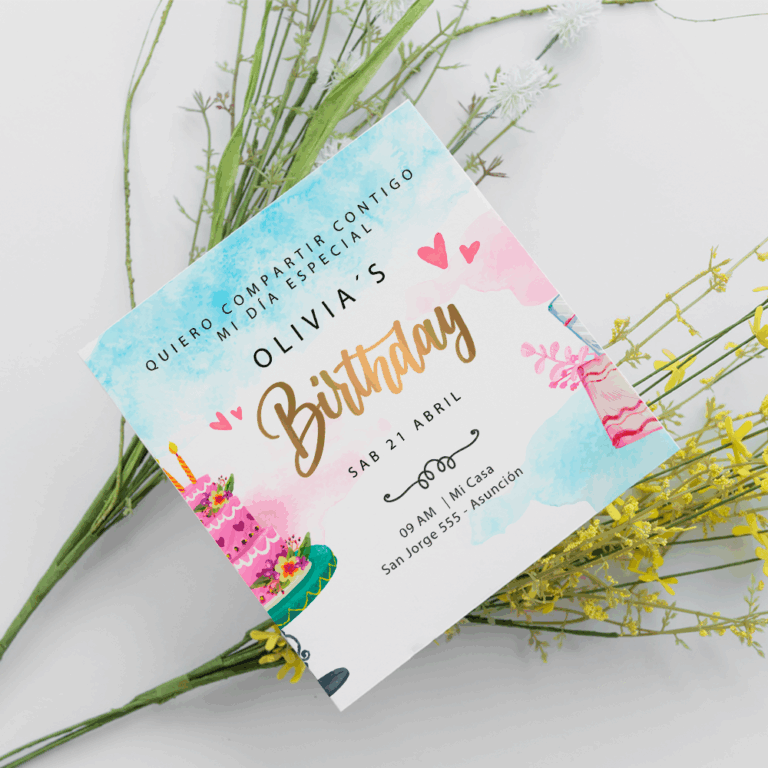 Tarjetas de invitación